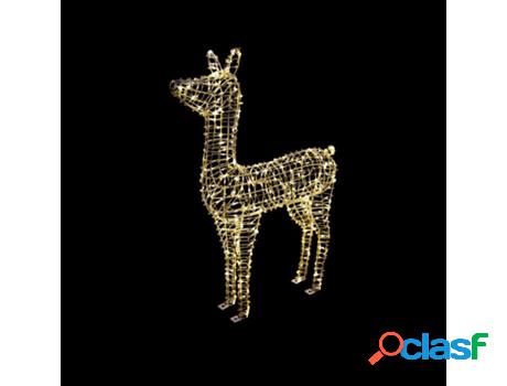 Adorno luces navidad ciervo 3d 300 leds. uso en exteriores e