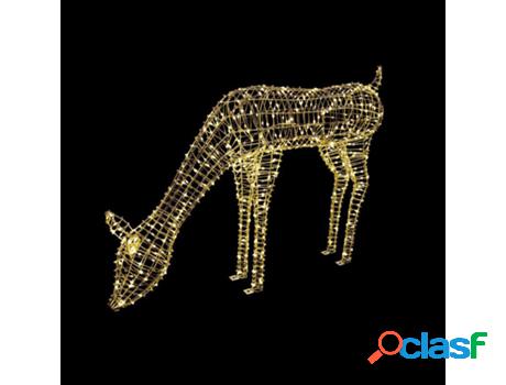 Adorno luces navidad ciervo 3d 550 leds. uso en exteriores e