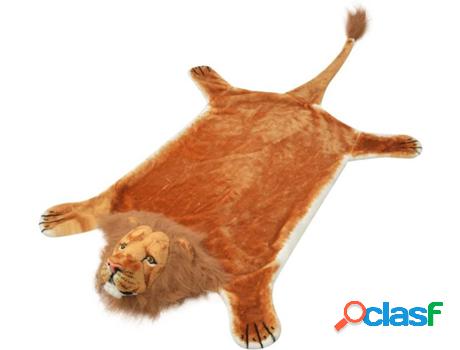 Alfombra VIDAXL Animal Animal (Castaño - 205 cm -