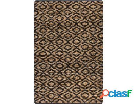 Alfombra VIDAXL Impreso Rectangular (Beige - 120x180 cm -