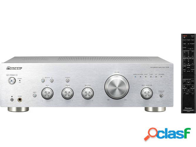 Amplificador estéreo PIONEER A-30-S Plata