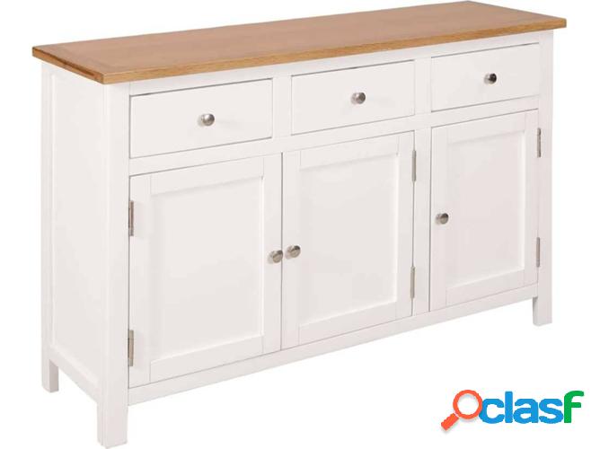 Aparador VIDAXL Madera roble maciza (110x33,5x70 cm)