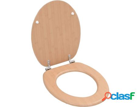 Asiento de Inodoro VIDAXL Marrón (MDF)