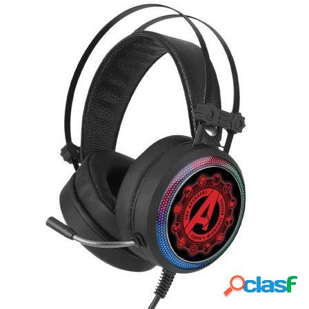 Auriculares gaming con microfono marvel avengers 003/ jack