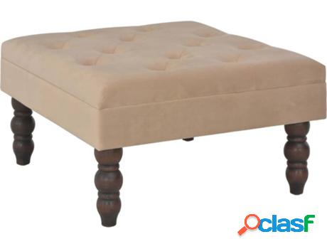 Banco VIDAXL 800431 Beige (60 x 60 x 36 cm - Tela)