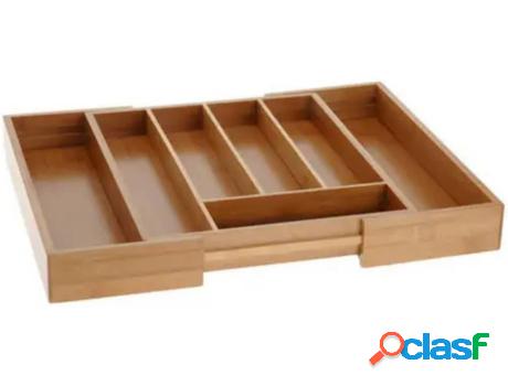 Bandeja EXCELLENT HOUSEWARE Extensible (Bambú)