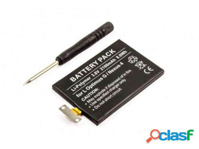 Batería INDIGO BIRD 2100mAh 3.8V para Smartphone LG E960,