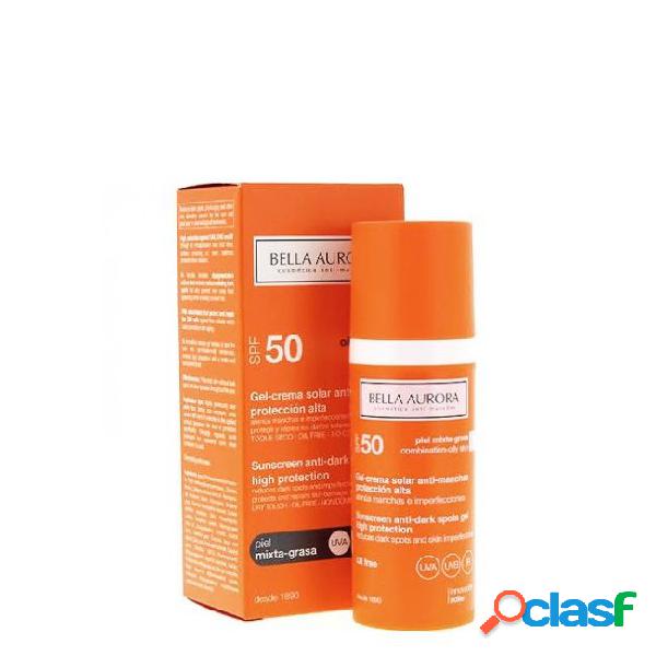 Bella Aurora Gel-Crema Antimanchas Protector Solar Pieles