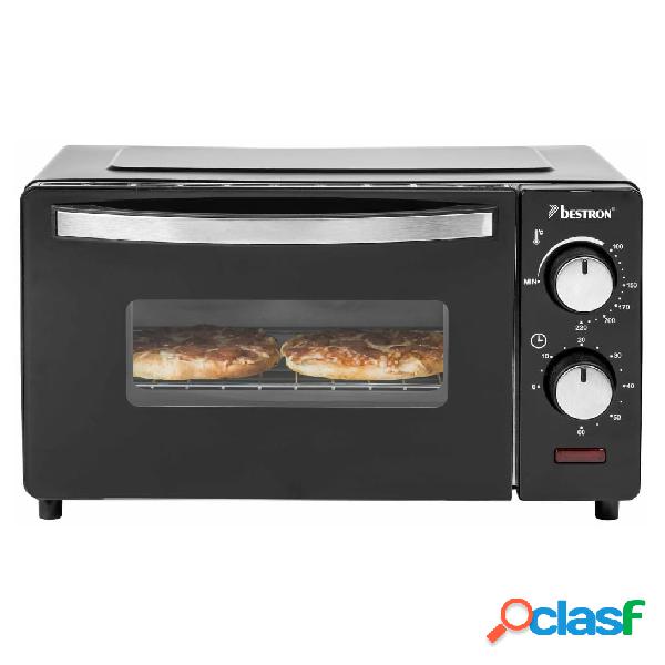 Bestron Mini horno grill AOV9 Negro 800 W 9 L