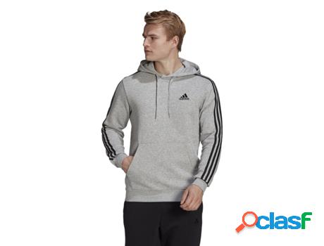 Blusa con Capuz Adidas Essentials Fleece 3-Bandes (Tam: L)