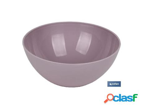 Bol modelo albahaca 300ml rosa palo 12x5cm caja 6 unid.