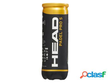 Bolas de Padel Head Pro S 3 Uds