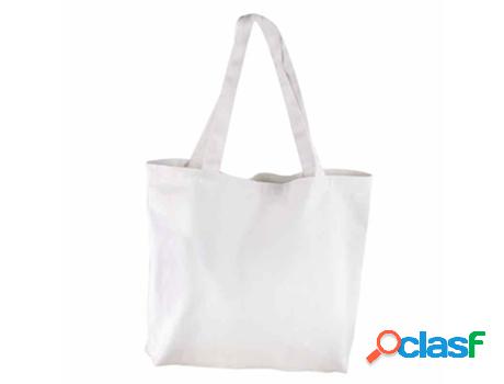 Bolsa de algodón blanco 46 x 30 cm