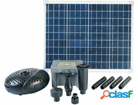 Bomba de Jardín con Panel Solar UBBINK 2500 Bomba y Bateria