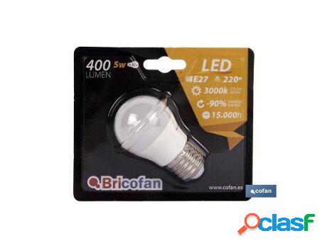 Bombilla led 6w esférica e14 220 470lm 6500k