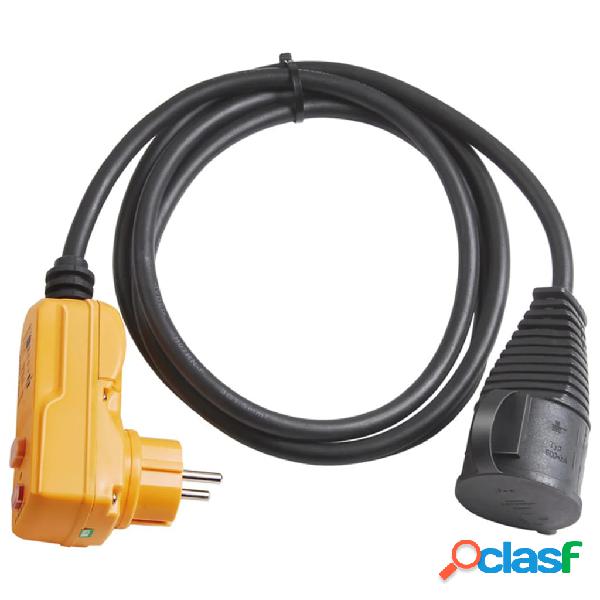 Brennenstuhl Cable adaptador de protección 2 m negro