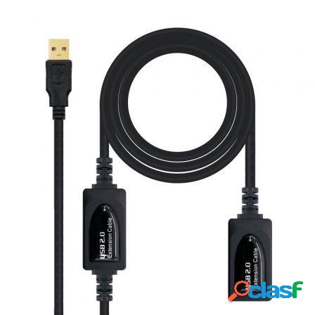 Cable alargador usb 2.0 nanocable 10.01.0212/ usb macho -