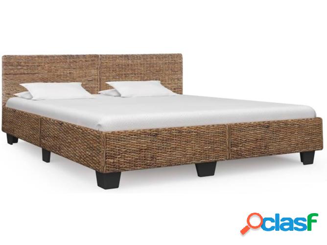 Cama VIDAXL 283096 Mimbre Natural (Compatible con Colchón: