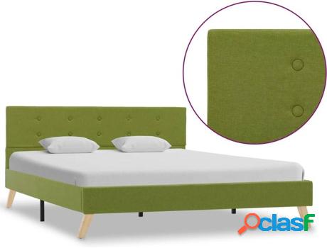 Cama VIDAXL 284831 Tejido (Compatible con Colchón:140x200