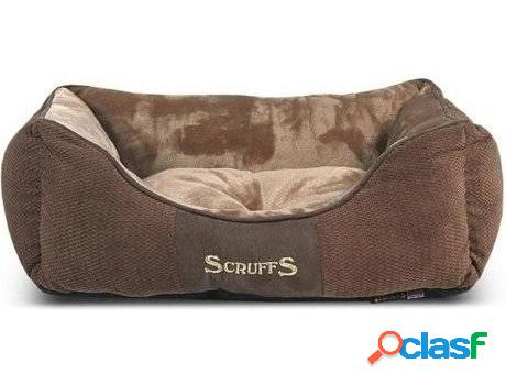 Cama para Perros SCRUFFS Chester (Marrón - 50x40cm - Ante