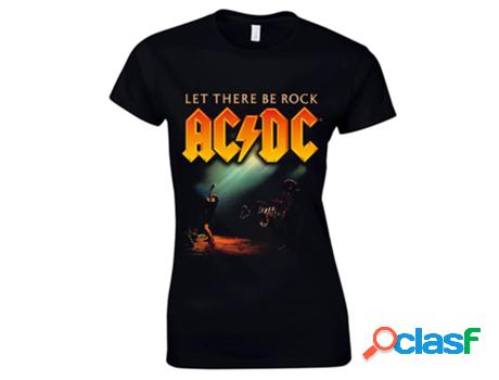 Camiseta AC/DC - Let There Be Rock Infantil (Negro -