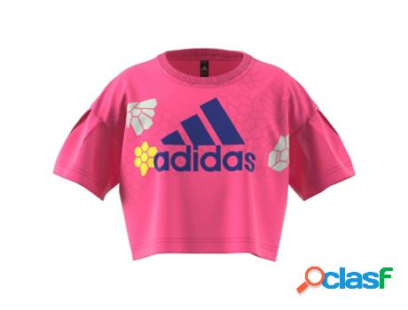 Camiseta ADIDAS Mujer (Multicolor - 11/12 Años)