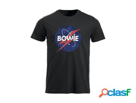 Camiseta DAVID BOWIE Spaceman Infantil (Negro - Algodón -