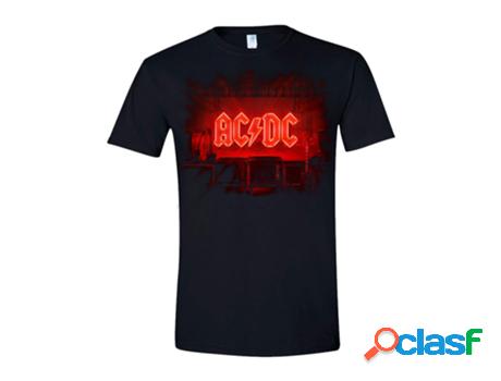 Camiseta Infantil AC/DC Pwr Stage (Algodón-Negro-128)