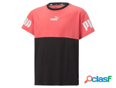 Camiseta de Chica Puma Power Colorblock G (Tam: 5 anS)