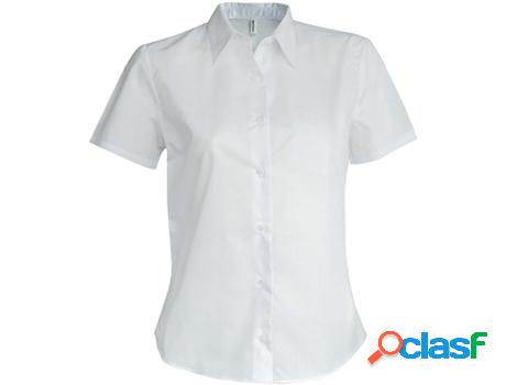 Camiseta de Manga Corta Para Mujer Micro Kariban Blanc (Tam: