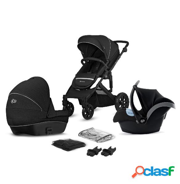 Carrito Bebé 3en1 PRIME LITE negro