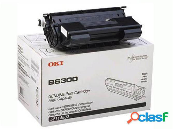 Cartucho de Tóner OKI 9004079 Negro para B6300, 6300dn,