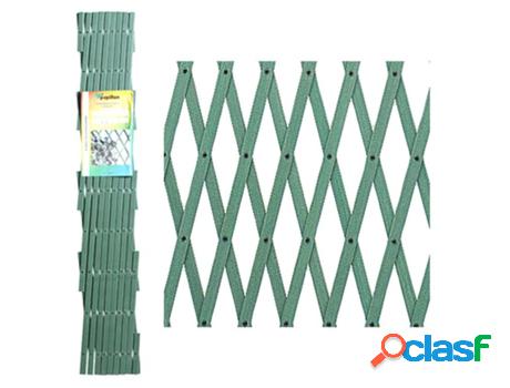Celosia pvc verde extensible 4x1 metros.