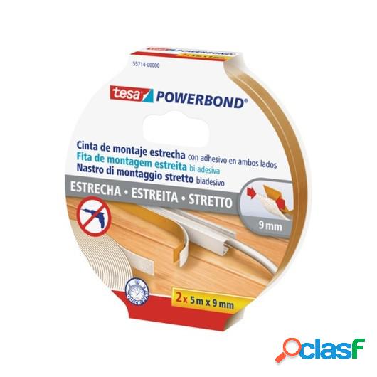 Cinta Adhesiva 09Mmx 10Mt Doble Cara Blanco Tesa Powerbond