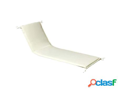 Cojin para tumbona 200x65x5 cm. beige desenfundable