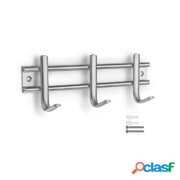 Colgador Acero inoxidable 3 ganchos Inofix 3716