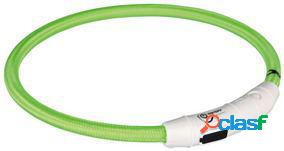 Collar de Aro Flash con Luz y Usb Verde 35cm x 7mm Trixie