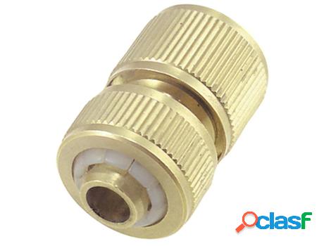 Conector manguera laton 3/4 con stop