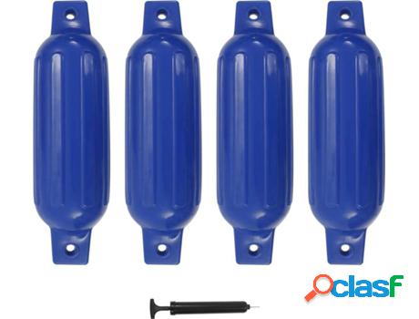 Conjunto de 4 Defensas de Barco VIDAXL PVC 41x11.5 cm