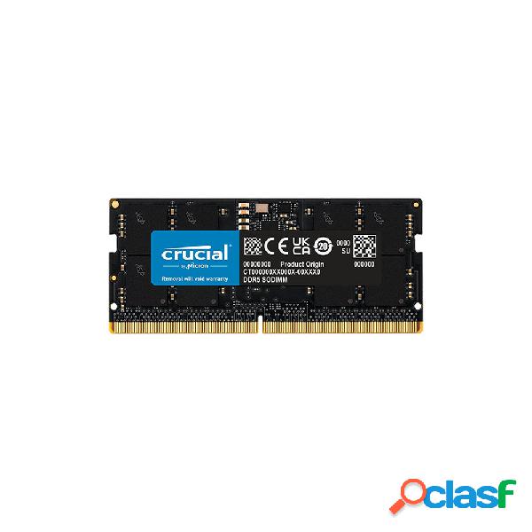 Crucial 16gb so-dimm ddr5 4800mhz 1.1v