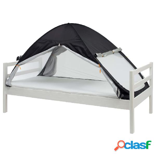 DERYAN Tienda mosquitera para cama desplegable negra