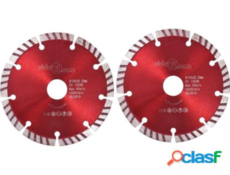 Disco de Corte de Diamante VIDAXL (Acero - 125 mm - 2