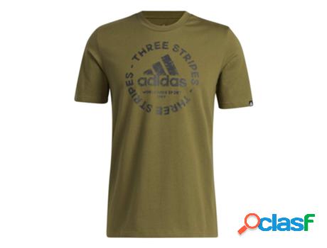 Esboço Da Blusa Gráfica Do Emblema Adidas (Tam: 5XL)