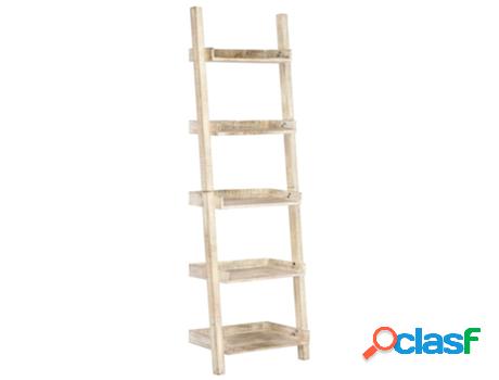 Estantería VIDAXL escalera 75x37x205 cm madera manguera