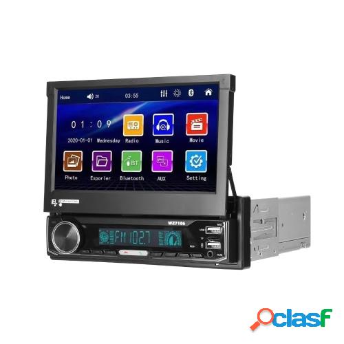 Estéreo de coche Din de 7 pulgadas con pantalla táctil