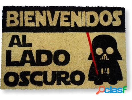 Felpudo KOKO DOORMATS Bienvenido Al Lado Oscuro (Castaño -