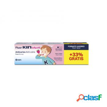 Fluor Kin pasta Dentífrica Infantil con 100ml (de 2-6