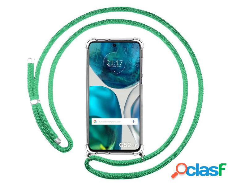 Funda Colgante Transparente para Motorola Moto G52 4G con