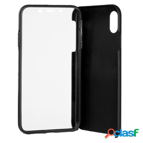 Funda Cromada con Tapa para iPhone Xr