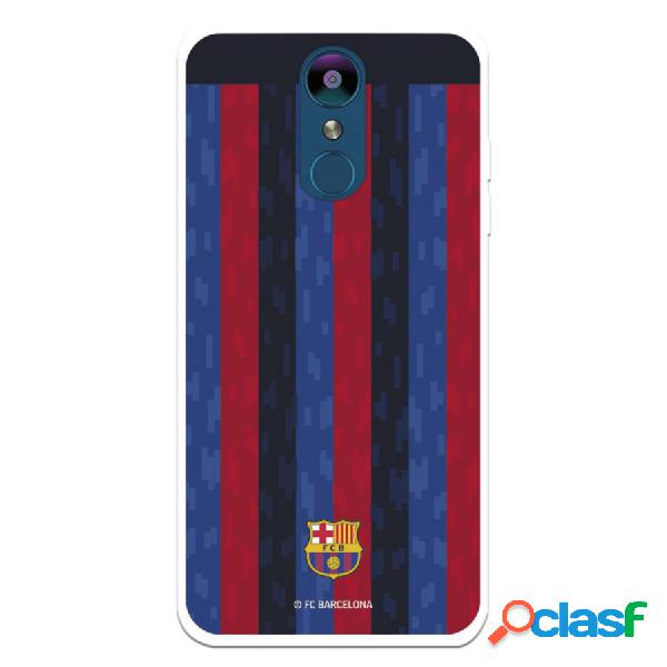 Funda Para Lg K9 2018 Del Fc Barcelona Fondo Rayas